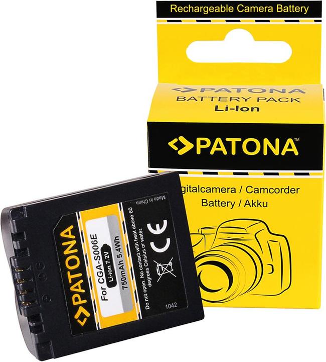Produktbild Patona Panasonic CGA-S006E (Kamera Akku)