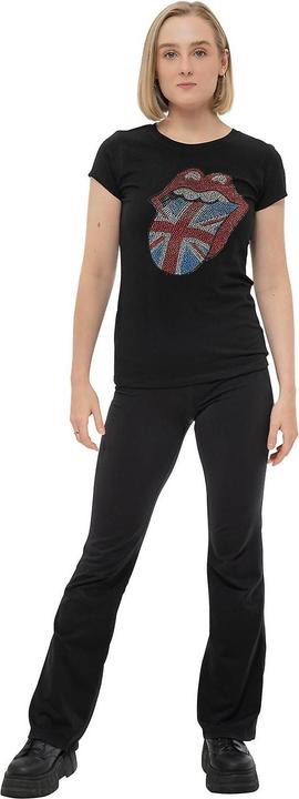 Immagine prodotto The Rolling Stones Maglietta classica in cotone impreziosita da donna/donna (L)