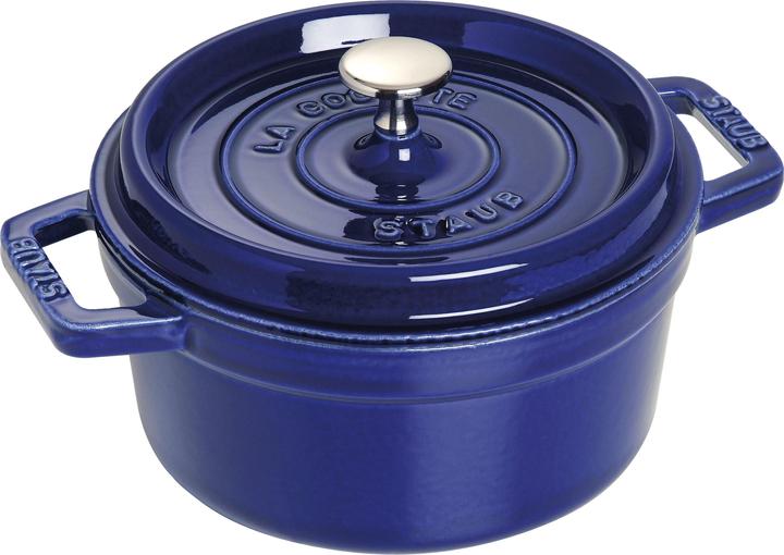 Productafbeelding Staub 40510-264-0 Cocotte rond donkerblauw 20cm (20 cm, Braadpan + kasserol, IJzer)