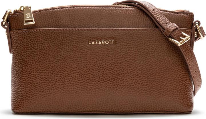 Lazarotti Bologna Leather Umhängetasche Leder 24 cm