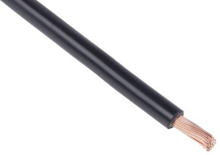 Actual product image Rs Pro Black flexible switchgear cable,80/0.4mm (25 m)