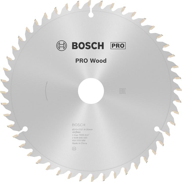 Produktbild Bosch Professional Zubehör PRO Wood Kreissägeblatt, 210 x 2 x 30 mm