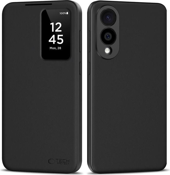 Produktbild Tech-Protect Smart Wallet Case for Samsung Galaxy S25 Edge - Matte Black (Samsung Galaxy S25 Edge)