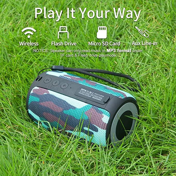 Image du produit PhoneLook Zealot S32 Outdoor Bluetooth Speaker Haut-parleur compact BT5.0 Camouflage