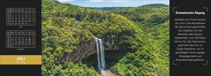 Produktbild Harenberg Naturparadiese Premium-Tischplaner 2026 - Wochenkalender mit 53 Fotografien (Harter Einband, Deutsch)