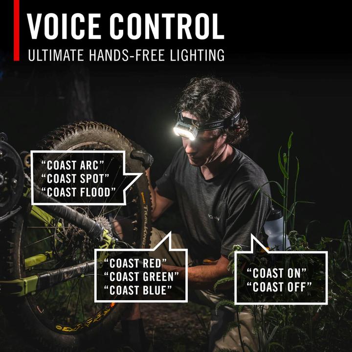 Produktbild Coast RL35R Wiederaufladbare Stirnlampe mit Sprachsteuerung 1000 lumen (1100 lm)