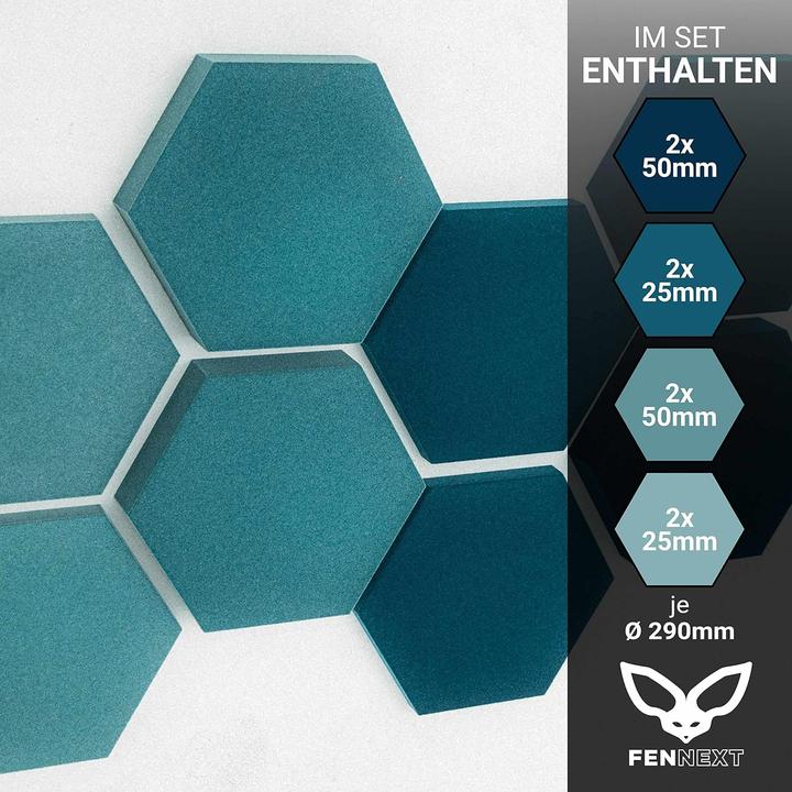Produktbild Fennext Velvet Schallabsorber Wand Magnolia Shades (6 Stk.)
