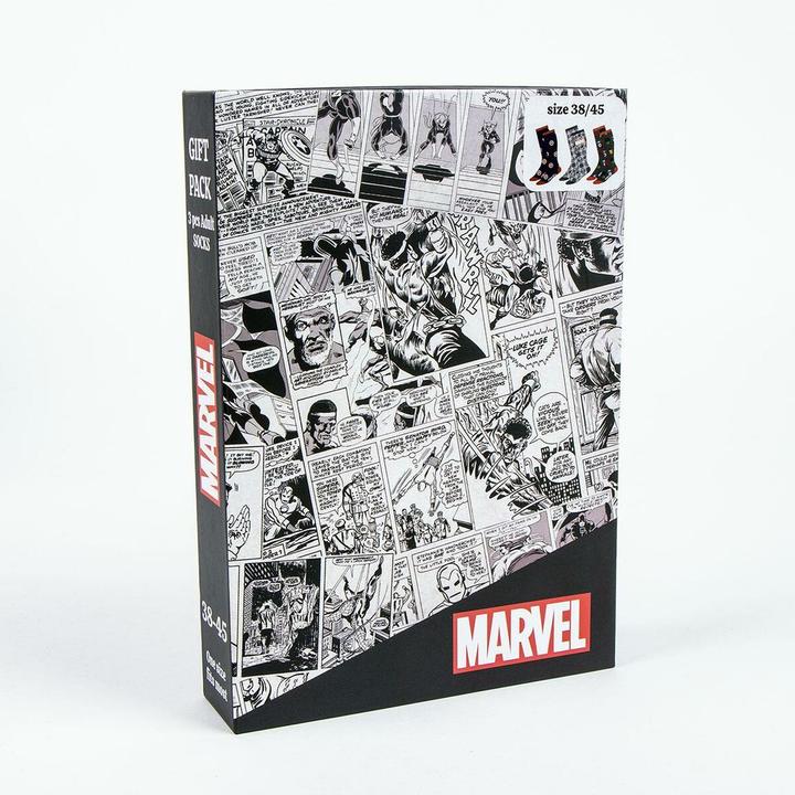 Image du produit Cerda MARVEL - Pack de 3 Paires de Chaussettes (Taille 38-45) (Lot de 3, 38 - 45)