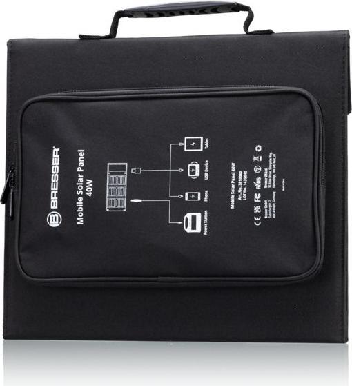 Productafbeelding Bresser Mobiel Zonnepaneel â€“ 40W â€“ Voor o.a. Smartphone & Tablets â€“ 3x USB (40 W)