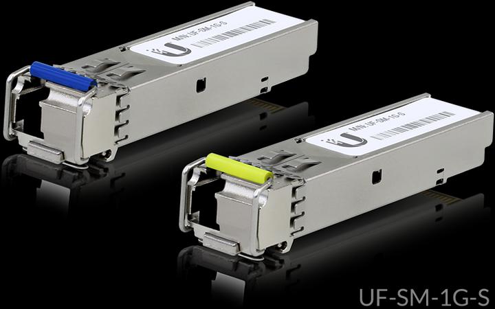 Actual product image Ubiquiti UF-SM-1G-S: set of 2 SFP module
