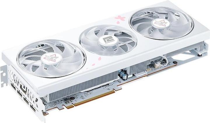 Image du produit Powercolor RX 7800 XT Hellhound Sakura White 16GB OC (16 Go)