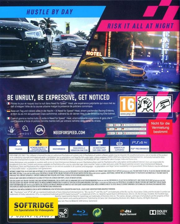 Immagine prodotto EA Games Need for Speed - Heat (PS4, Multilingue)