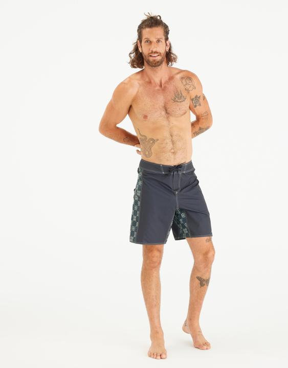 Actual product image Olaian Boardshorts Herren lang 500 Arch Taow 19" schwarz (42)