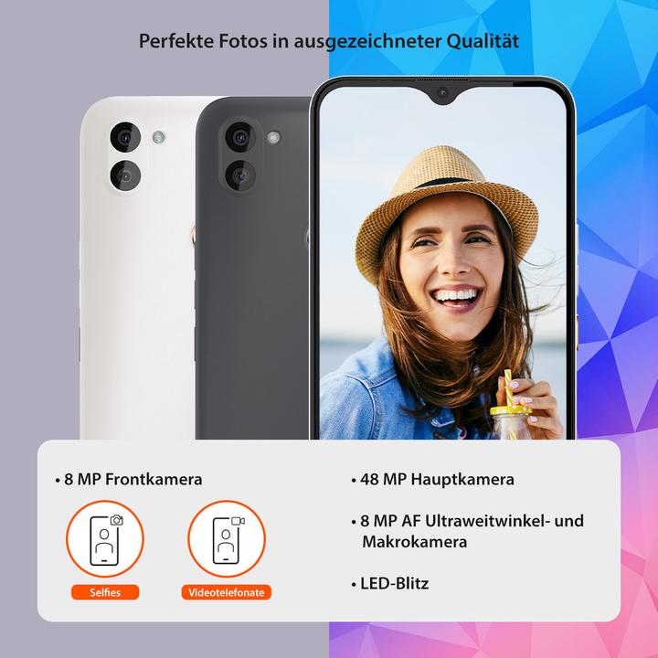 Produktbild Gigaset Gs5 Lite (64 GB, Dark Titanium Gray, 6.30", Dual SIM, 3.69 Mpx, 4G)