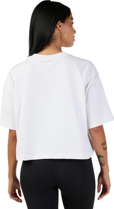 Actual product image Fox Tee 23 W Wordmark Os Crop Wht XS (XS)