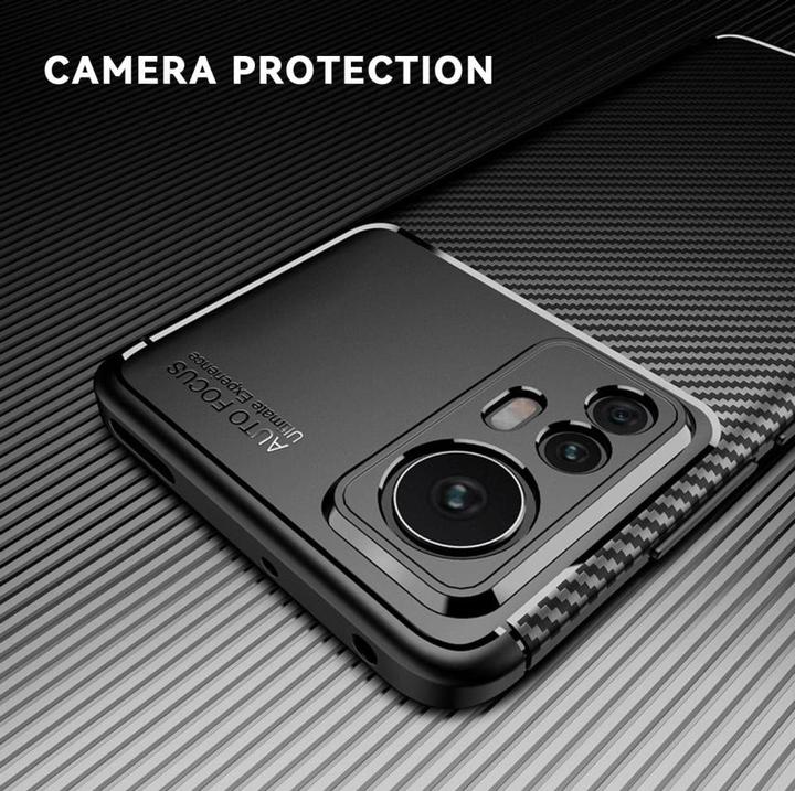 Produktbild Screenguard Xiaomi 12 Pro Hülle Carbon Design TPU Case (Xiaomi 12 Pro)
