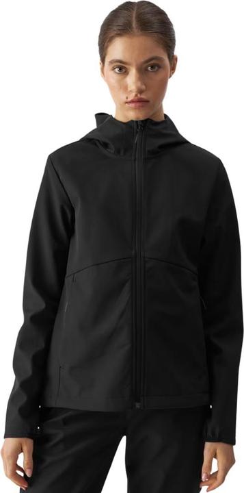 4F Kurtka damska softshell F285 głęboka czerń 4FWAW24TSOFF285 20S M (M)
