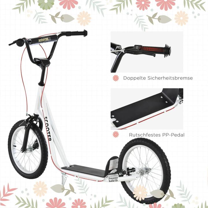 Produktbild Homcom Kinderscooter mit Handbremse