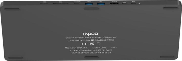 Image du produit Rapoo Clavier Avec Adaptateur USB-C Fr (DE, Filaire)
