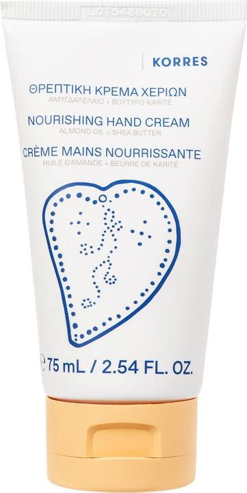 Actual product image Korres Almond Oil & Shea Butter Nourishing Hand Cream, 75ml (75 ml)