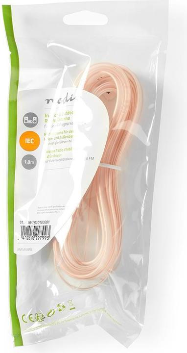 Immagine prodotto Nedis Antenna FM per interni ed esterni 87,5-108 MHz Al