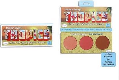 Actual product image The Balm Tropics Powder Trio Makeup Palette 8.5G (Multicolor, 8.50 g)