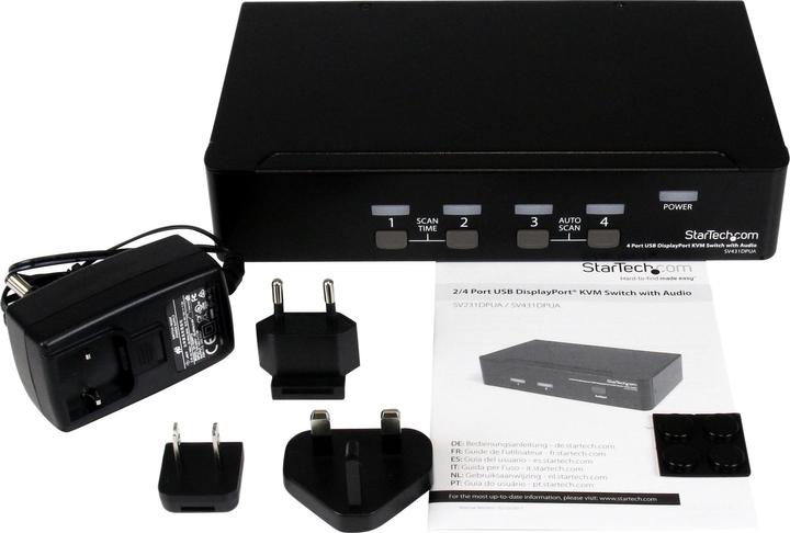 Actual product image StarTech 4 Port Displayport Kvm Switch