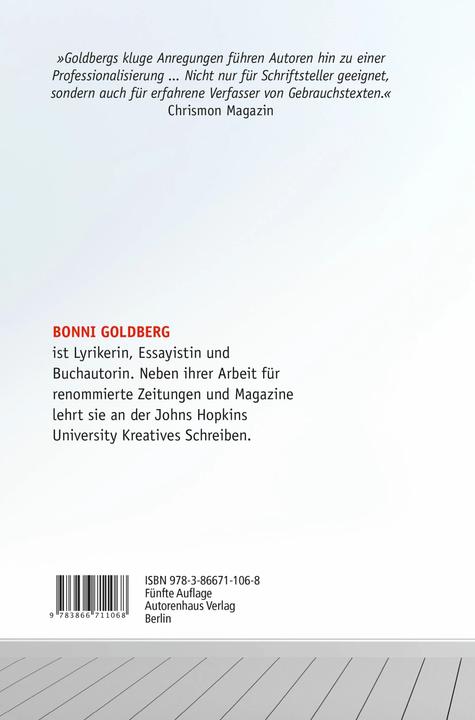 Produktbild Raum zum Schreiben (Deutsch, Bonni Goldberg, 2012)