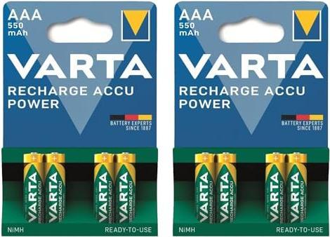 Image du produit Varta Pile micro (AAA) NiMH Ready2Us NiMH (4 pcs, AAA, 550 mAh)