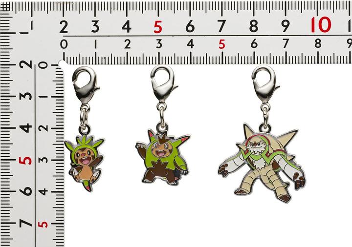Image du produit Pokémon Centre Pokemon - Porte-clés Chespin, Quilladin, Chesnaught - 3 pièces