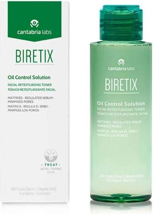 Actual product image Cantabria Labs Biretix Oil Control Solution Facial Retexturizing Toner 100ml (Oils, 100 ml)