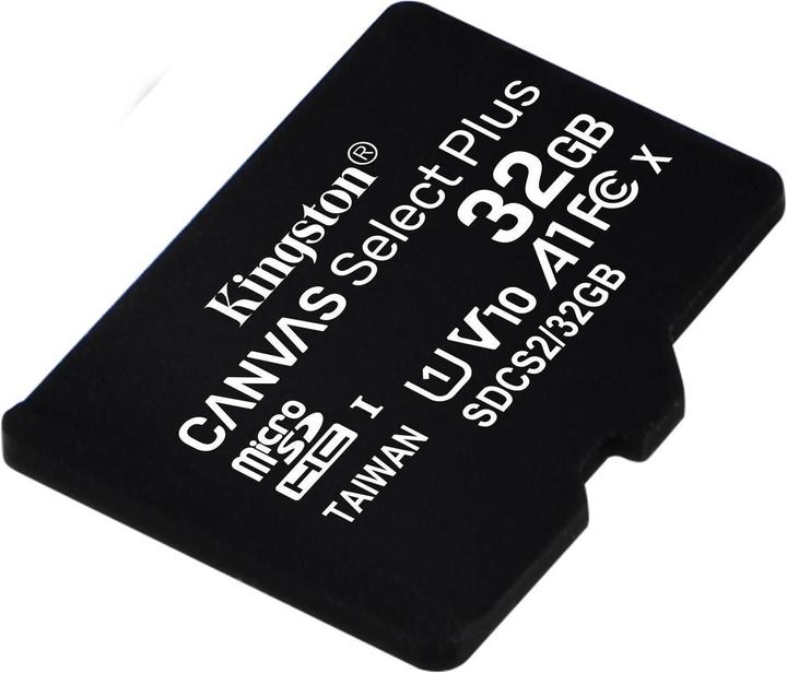 Produktbild Kingston Canvas Select Plus microSDHC Card 32GB (32 GB, microSDHC, U1, UHS-I)