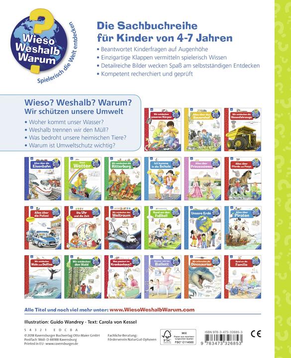 Actual product image Ravensburger Wir schützen unsere Umwelt (German, Carola of Boiler, 2018)