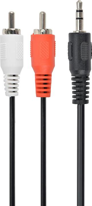 Immagine prodotto Cablexpert 0,2 m, 3,5 mm/2 x RCA, M/M - Cavo audio (3,5 mm/2 x RCA, M/M, 3,5 mm, 2 x RCA, m (0.20 m)