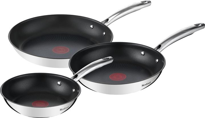 Tefal Duetto Plus (28 cm, Bratpfanne, Edelstahl)