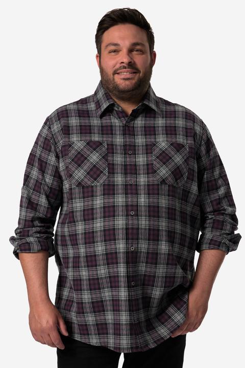 Produktbild Men+ Karo-Flanellhemd, Langarm, Kentkragen, Comfort Fit (XL)