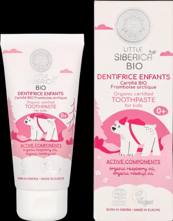 Produktbild Natura Siberica Little Dentifrico Niños Frambuesa Bio 60g (60 ml)