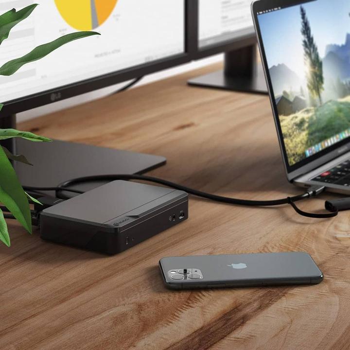 Produktbild Alogic Docking Station Universal Twin HD USB-C & USB-A (USB-C, USB-A, 10 Ports)