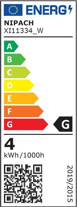 Etichetta energetica Floki24 Immagine LED per finestra WEIHNACHTSMANN con ventosa