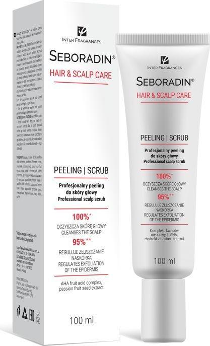 Seboradin Hair Scalp Scrub 100ml Scalp Exfoliator with AHA Formula Gentle Cleaning and Sebum Regulation Hair T (100 ml)
