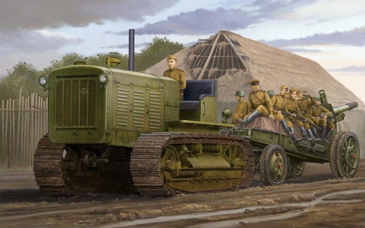 Actual product image Trumpeter Russian ChTZ S-65 Tractor