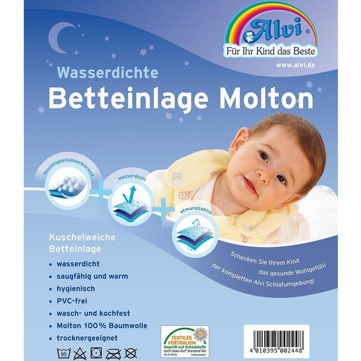 Produktbild Alvi Betteinlagen Betteinlage Molton 40 x 50 cm (40 x 50 cm)