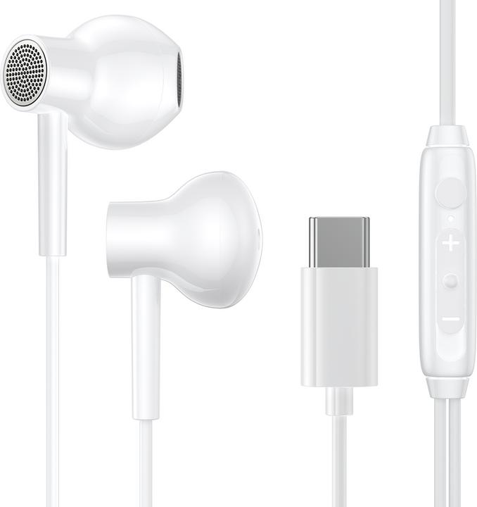 Actual product image Joyroom Ben Series USB-C Headphones - White