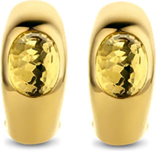 Image du produit Ti Sento Milano Créoles avec Crystal jaune citrine doré 7805TY (Argent sterling 925)