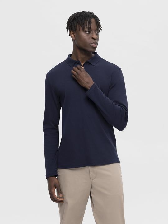 Actual product image Selected Homme Long sleeve polo shirt (XS)