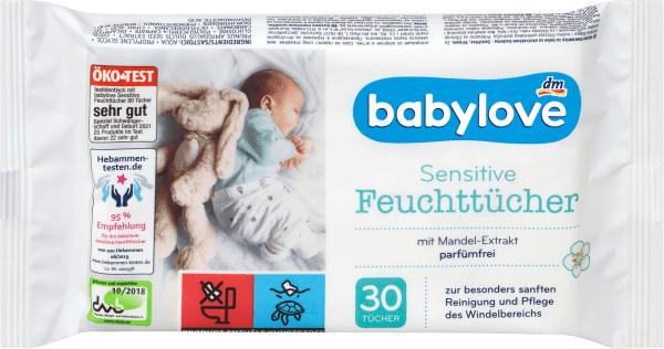 Actual product image dm babylove Sensitive (30 Piece)