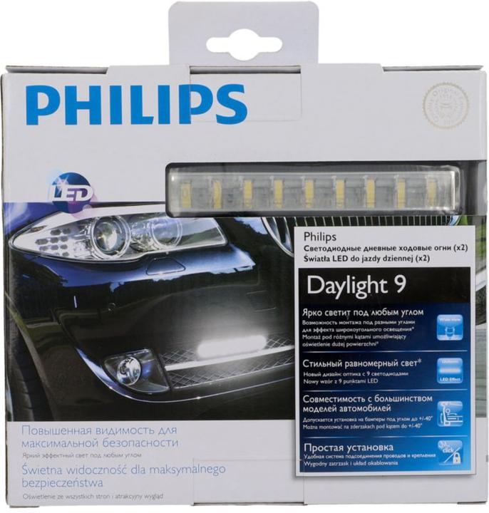 Actual product image Philips Daylight 9 LED daytime running light