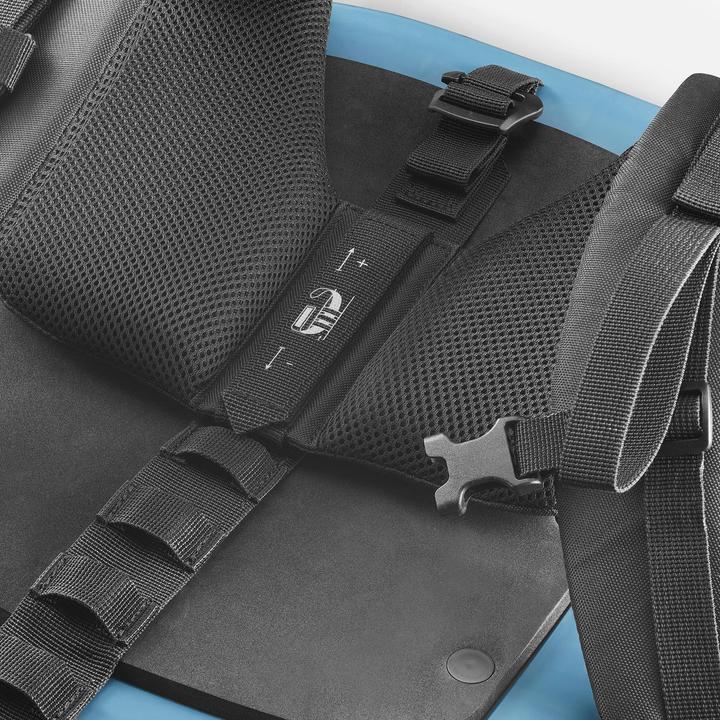 Actual product image Wedze Adult sled backpack - Reverslide 900 grey