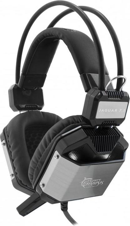 White Shark Headset GH-1646 Jaguar-7.1 Black/Silver (Cable)
