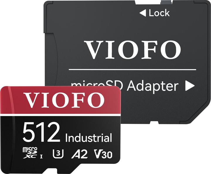 Image du produit Viofo 512GB SD card (512 Go, microSDXC, U3, UHS-I)